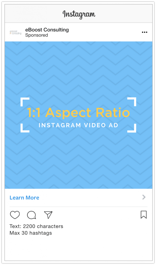 Instagram Video Ad Specs